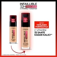 L'Oreal Paris Infaillible 32H Fresh Wear C Vitaminli Fondöten 220 Sand