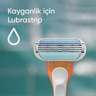 GILLETTE VENUS GILLETTE VENUS Gillette Venus Riviera Kullan At Kadın Tıraş Bıçağı 2'li 1 of 11