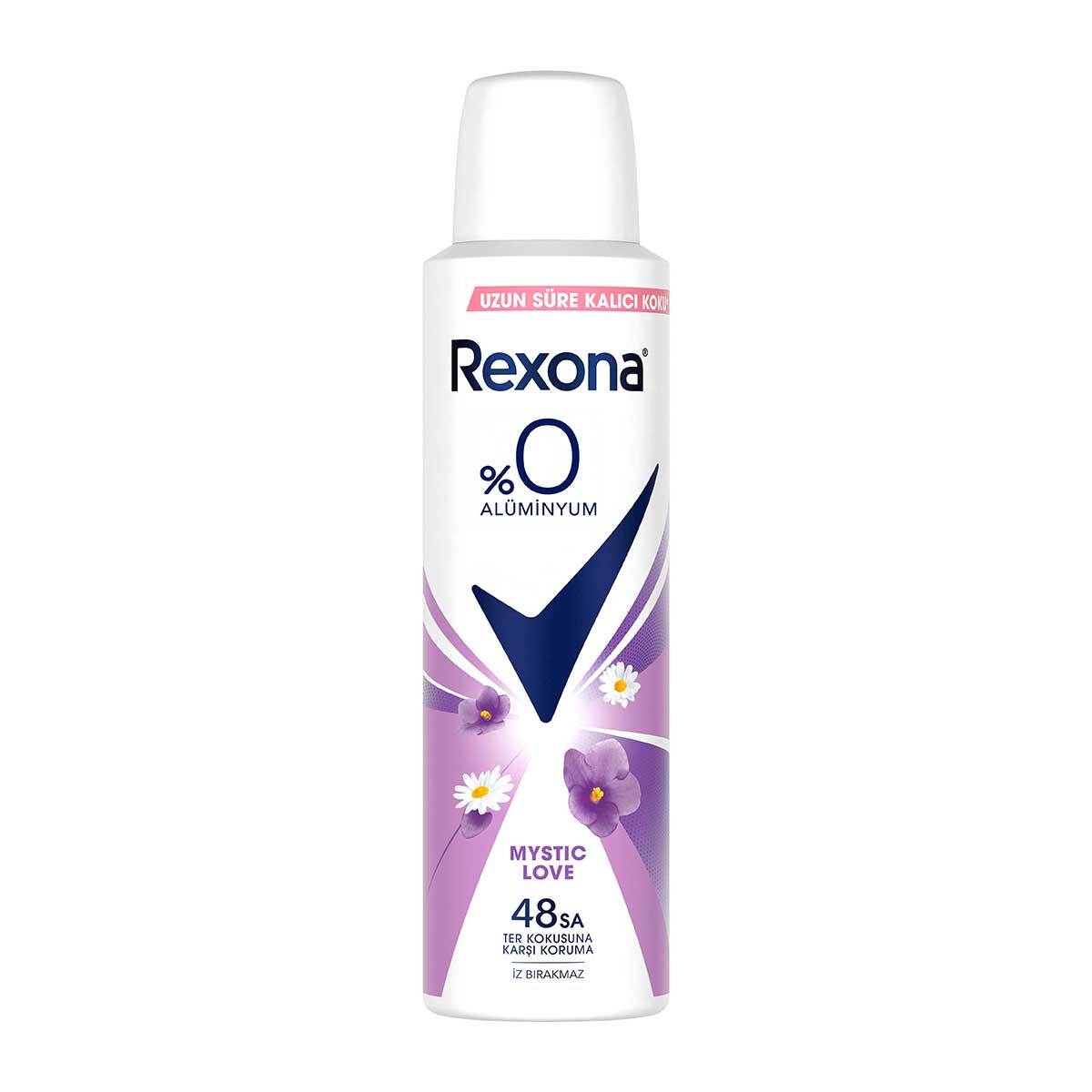  REXONA REXONA Rexona Kadın Sprey Deodorant Mystic Love %0 Alüminyum 48 Saat 150 ml  1 of 8 