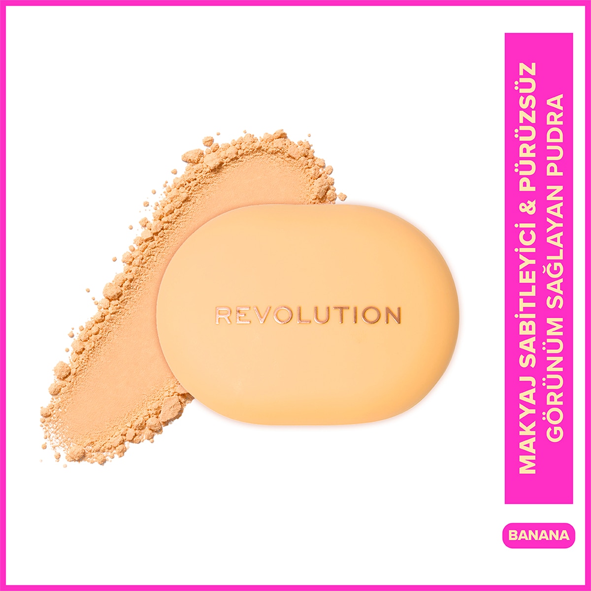 REVOLUTION REVOLUTION Revolution Pressed Pudra Pops Banana 1 of 6