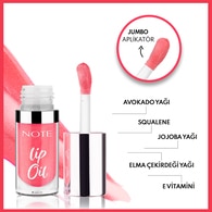 Note Lip Oil Nemlendirici ve Parlatıcı Dudak Bakım Yağı 20 Pink For Me Pembe