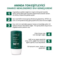  SİNOZ SINOZ Sinoz Cica Ton Eşitleyici Yüz Güneş Koruyucu Losyon SPF50+ 50 ml  1 of 8 