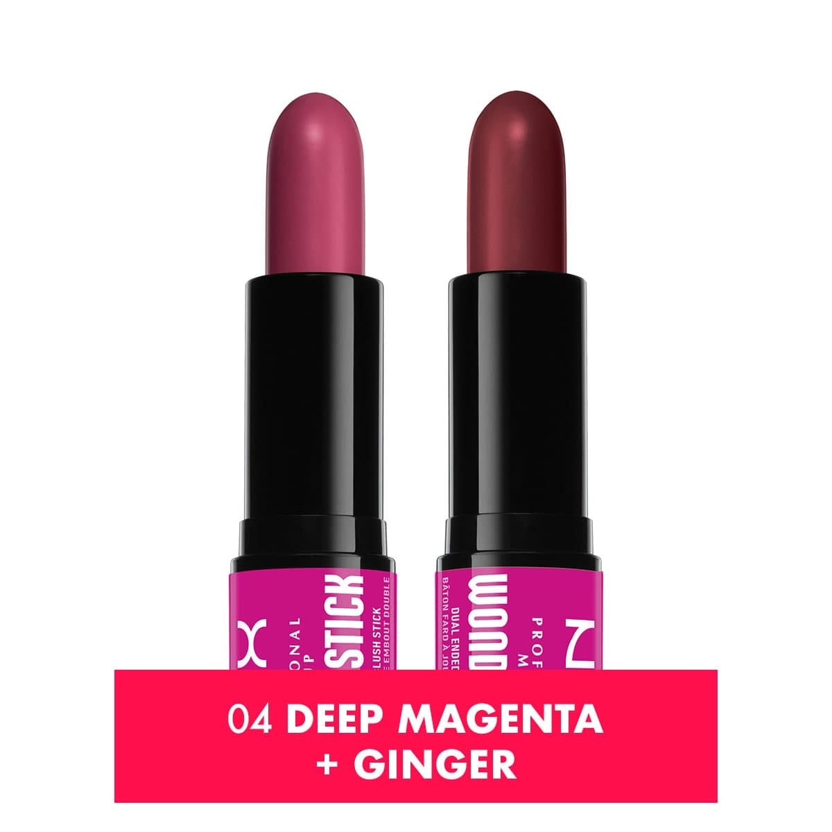  NYX NYX Nyx Professional Makeup Wonder Stick Çift Taraflı Krem Allık Stick Deep Magenta and Ginger  1 of 5 