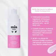 Mia Klinika Ton Eşitleyici Pembe Güneş Kremi 50 ml
