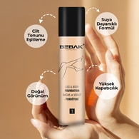 Bebak Bacak ve Vücut Fondöteni 1 Numara Light 75 ml