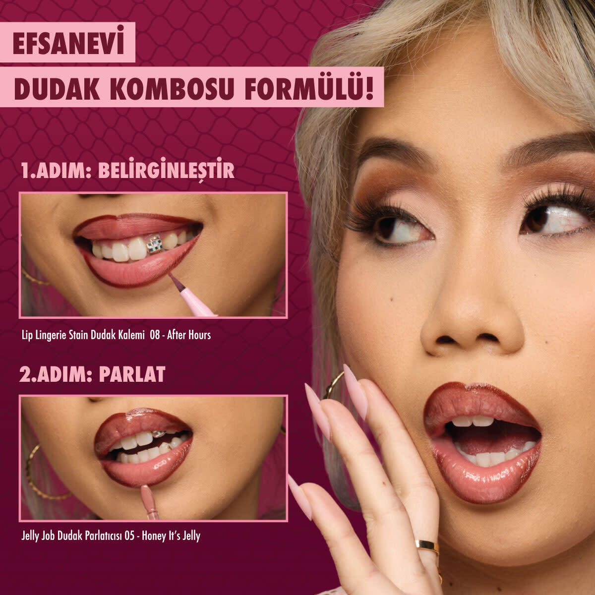 NYX NYX Nyx Professional Makeup Jelly Job Dudak Parlatıcısı Honey Its Jelly 1 of 9