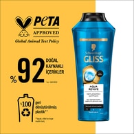 Gliss Aqua Revive Nemlendirici Şampuan Hyaluron ve Deniz Yosunu Özü ile 400 ml