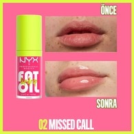 Nyx Professional Makeup Fat Oil Lip Drip Parlatıcı Dudak Yağı Missed Call