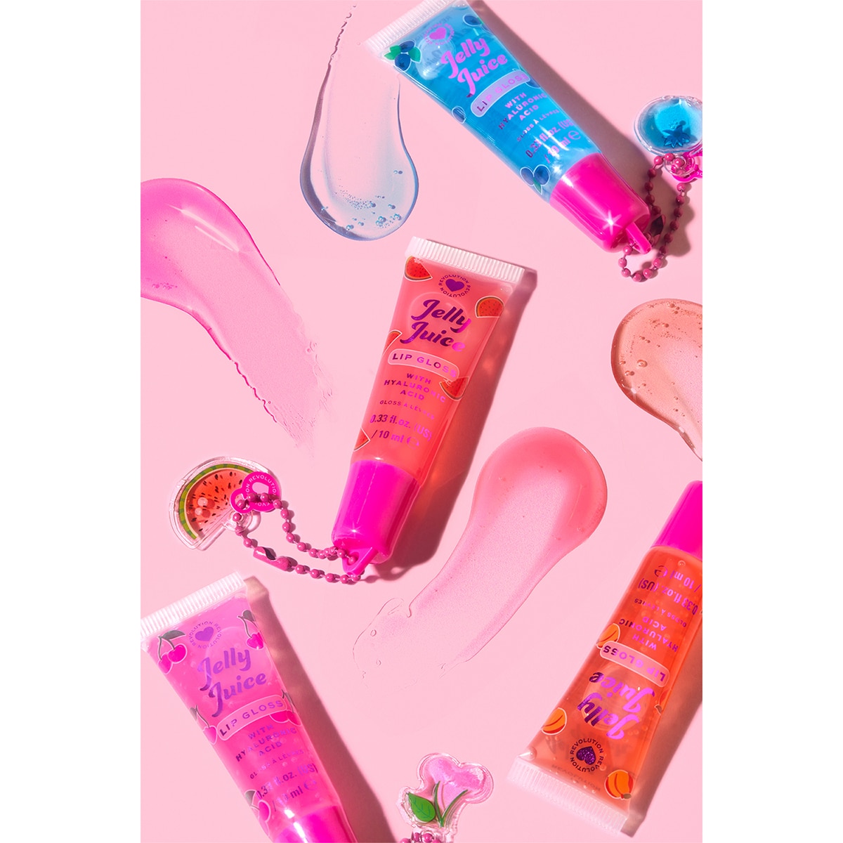  REVOLUTION I HEART REVOLUTION I Heart Revolution Juicy Jelly Lip Gloss Watermelon  1 of 7 