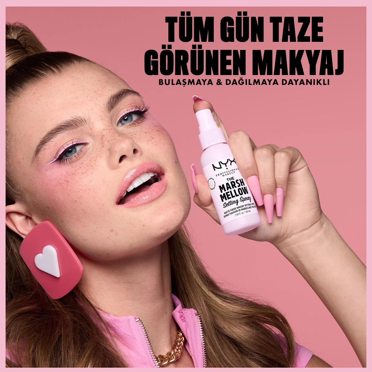  NYX NYX Nyx Professional Makeup Marshmellow Makyaj Sabitleme Spreyi  1 of 6 