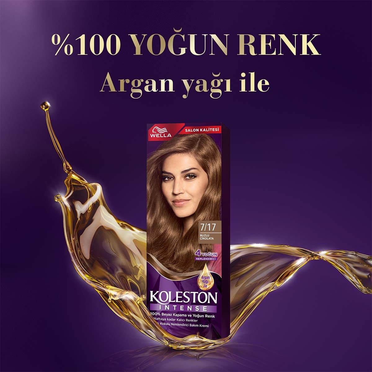  KOLESTON KOLESTON NATURALS Wella Koleston Intense Saç Boyası 7/17 Buzlu Çikolata  1 of 7 