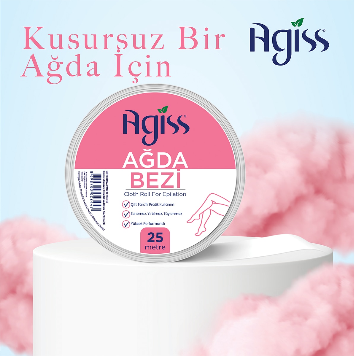 AGISS AGISS Agiss Ağda Bezi 25 mt. Rulo 1 of 3