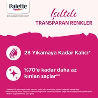 PALETTE PALETTE Palette Işıltılı Transparan Renkler Siyah 1-0 1 of 9