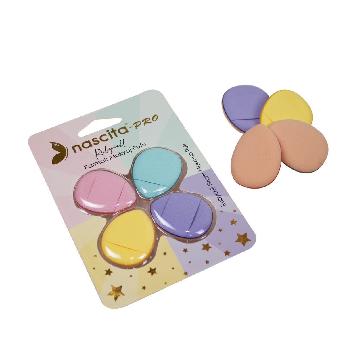  NASCITA NASCITA Nascita Parmak Makyaj Pufu Rubycell  1 of 8 