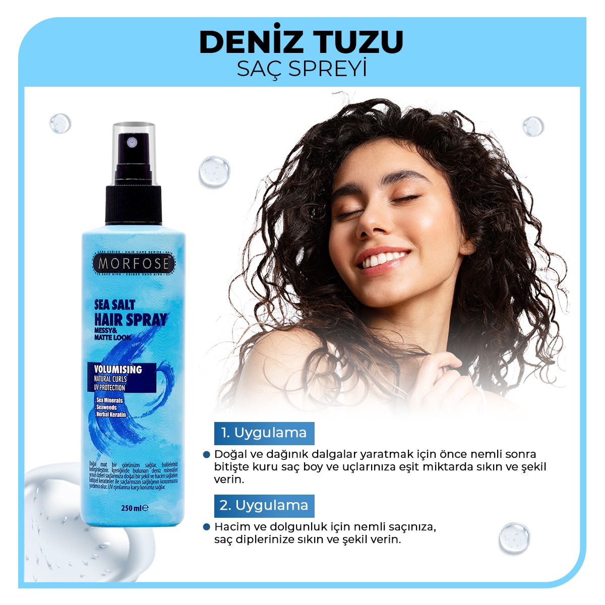  MORFOSE MORFOSE Morfose Deniz Tuzu Spreyi 250 ml  1 of 4 