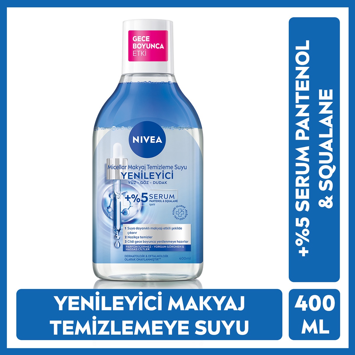  NIVEA VISAGE NIVEA VISAGE Nivea Yenileyici Micellar Makyaj Temizleme Suyu 400 ml  1 of 1 Nivea Yenileyici Micellar Makyaj Temizleme Suyu 400 ml