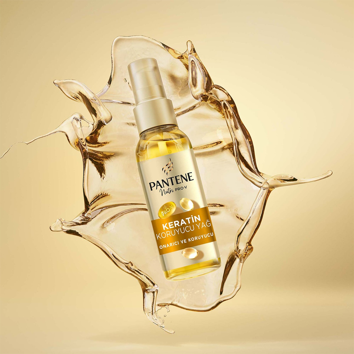 PANTENE PANTENE Pantene Keratin Özlü Onarıcı E Vitaminli Saç Bakım Yağı 100 ml 1 of 10