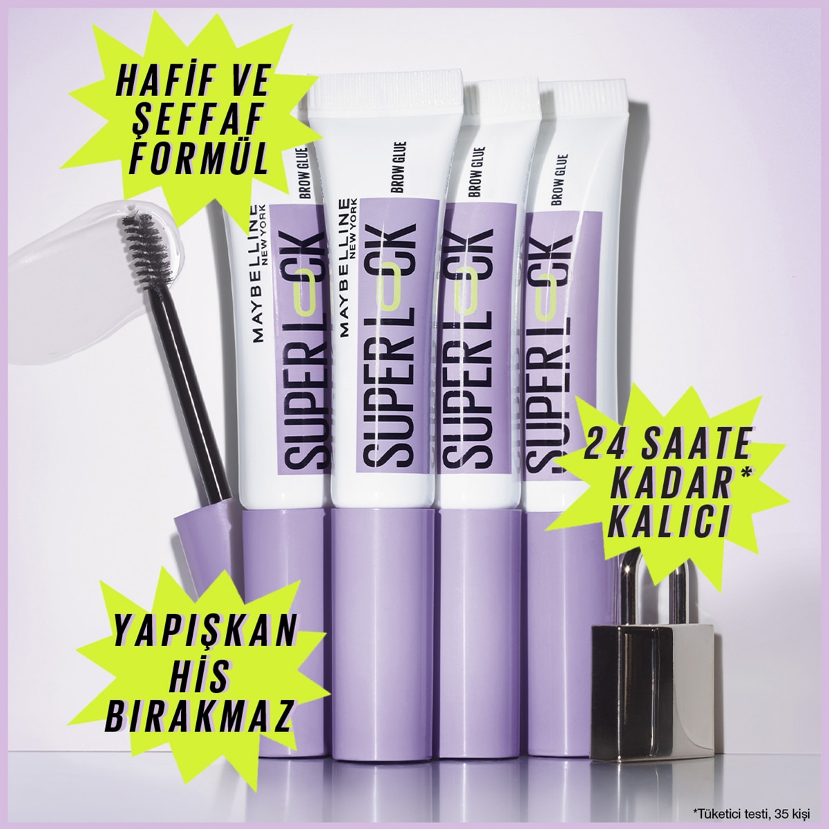 MAYBELLINE MAYBELLINE Maybelline New York Super Lock Brow Glue Kaş Sabitleyici Maskara 1 of 7