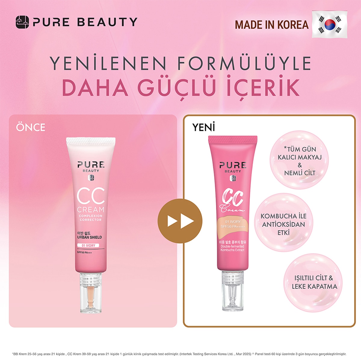  PURE BEAUTY PURE BEAUTY Pure Beauty CC Krem SPF50 PA++++ Ivory 30 ml  1 of 14 