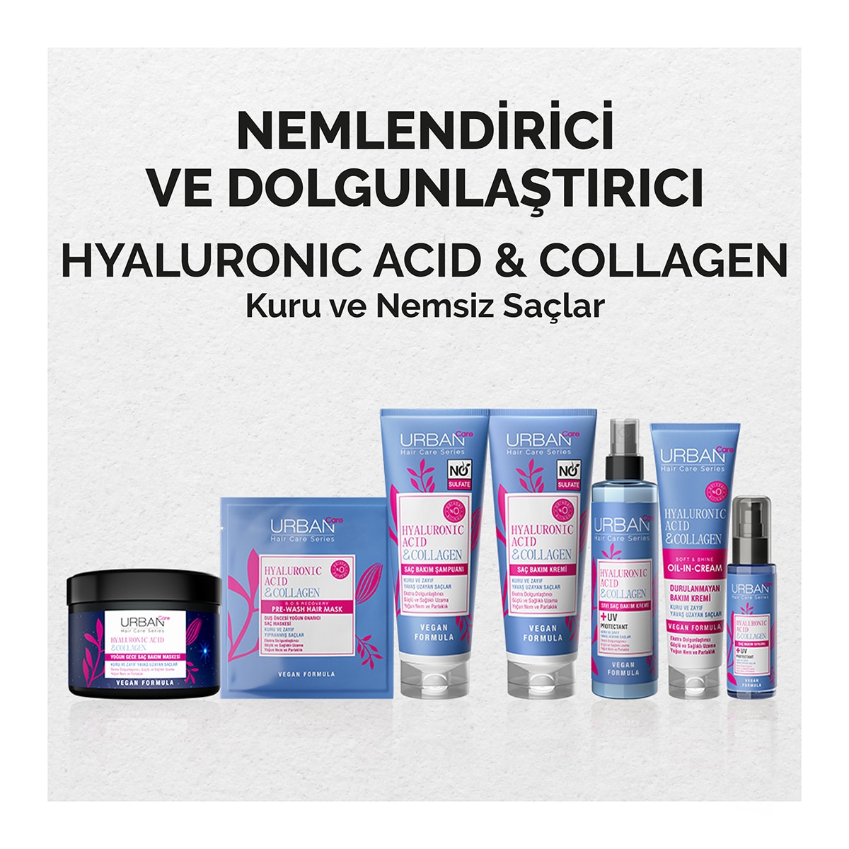 URBAN CARE URBAN CARE Urban Care Saç Maskesi Ha ve Collagen 50 ml 1 of 8
