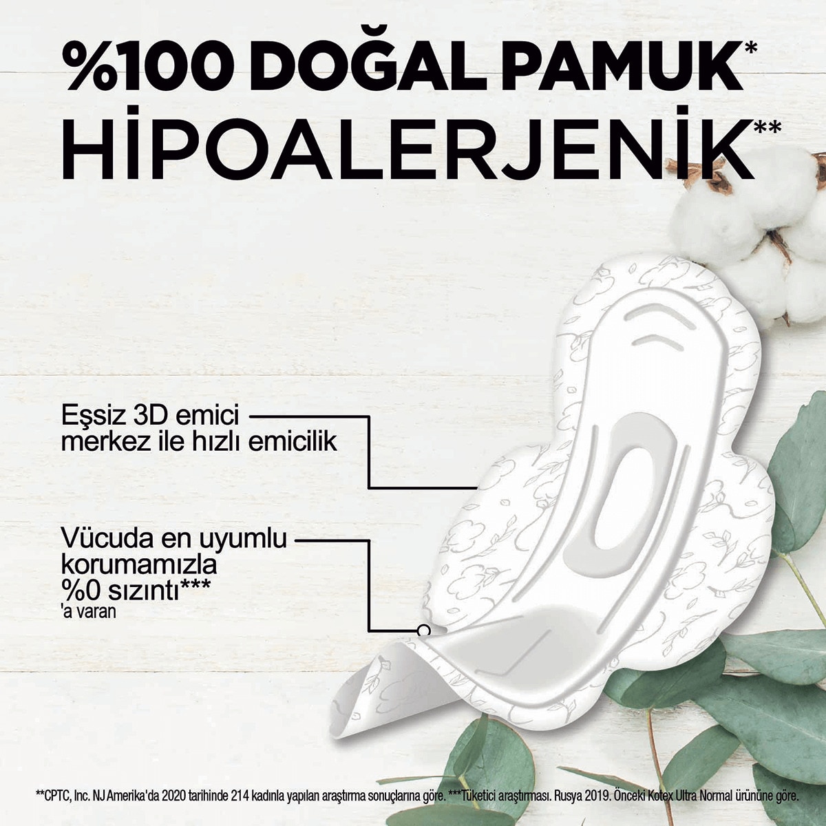 KOTEX KOTEX Kotex Natural Ultra Sıngle Uzun 6 1 of 3