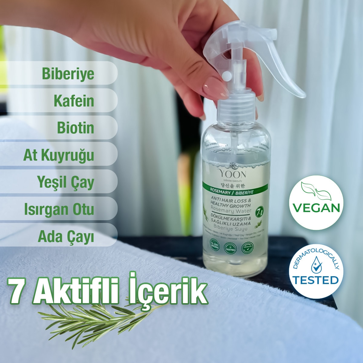  YOON YOON Yoon Dökülme Karşıtı Saç Suyu 200 ml  1 of 6 