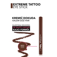 FLORMAR FLORMAR Flormar Extreme Tattoo Yüksek Pigmentli Jel Göz Kalemi No: 003 Cocoa 1 of 8