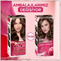 Garnier Çarpıcı Renkler Saç Boyası Parlak Açık Kahve No: 5,0