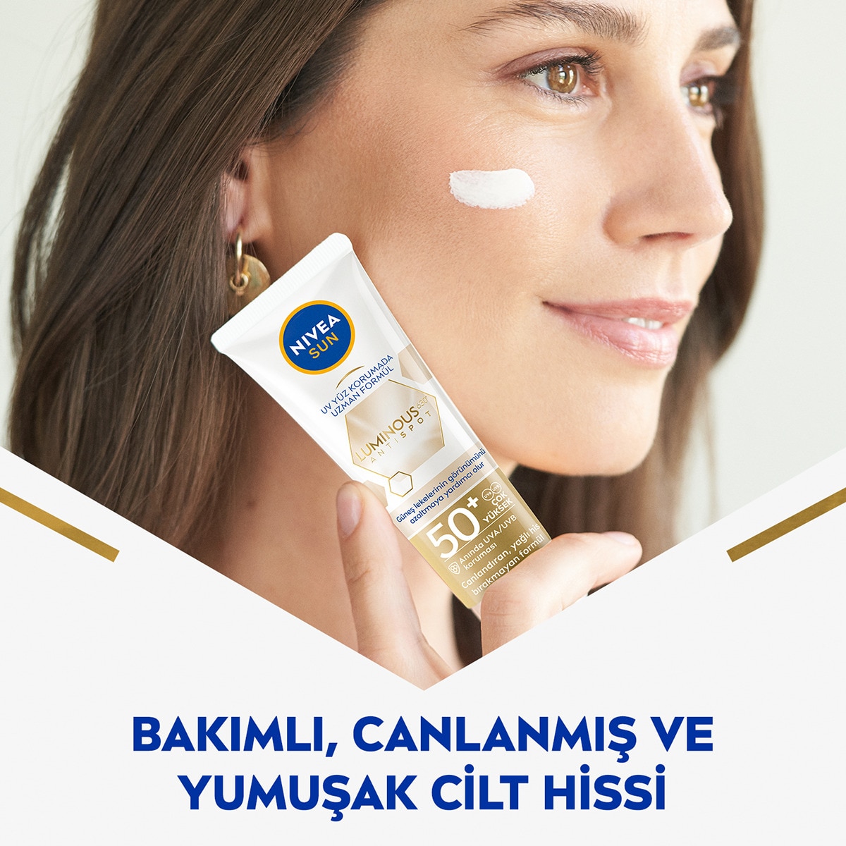  NIVEA SUN NIVEA SUN Nivea Sun Luminous630 Yüz Güneş Koruyucu Krem Spf50+ 40 ml  1 of 9 