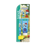  BANAT BANAT Banat Şirinler Smurfs Lisanslı Ağız Bakım Seti (Diş Macunu 25 ml + Diş Fırçası + Kep)  1 of 2 