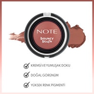 Note Bouncy Yumuşak Kremsi Allık 04 Sunkiss