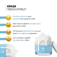  MIA KLINIKA MIA KLINIKA Mia Klinika 72 Saat Etkili Su Bazlı Yoğun Nemlendirici Krem 50 ml  1 of 5 
