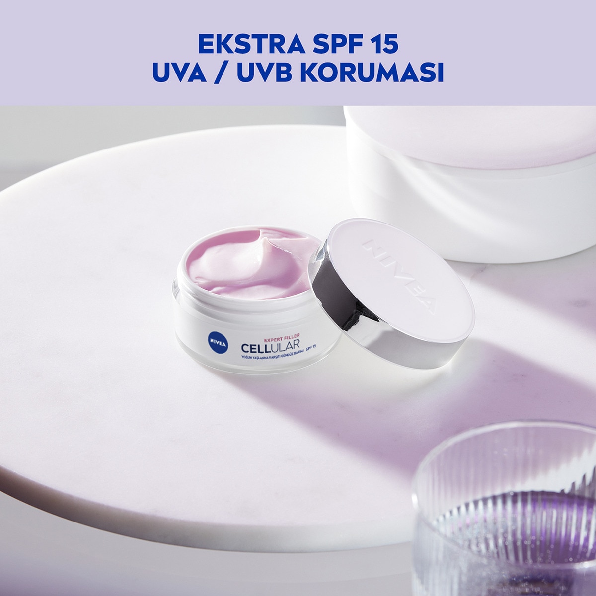  NIVEA VISAGE NIVEA VISAGE Nivea Cellular Expert Filler Yaşlanma Karşıtı ve Dolgunlaştırıcı SPF15 Güneş Koruyucu Yüz Gündüz Bakım Kremi 50 ml  1 of 8 