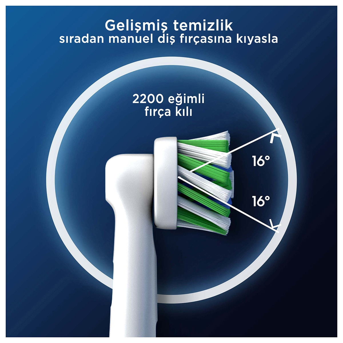 ORAL-B ORAL-B Oral-B Cross Action 4'lü Yedek Başlık 1 of 5