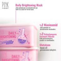Pink By Pure Beauty Aydınlatıcı Günlük Maske 30'lu