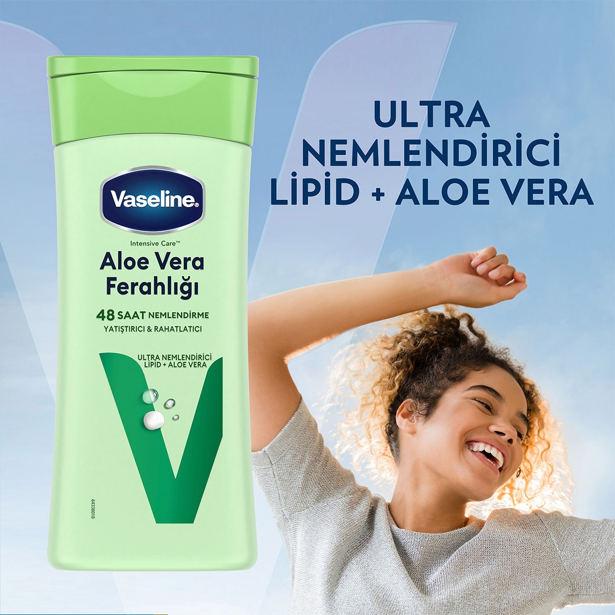  VASELINE VASELINE Vaseline Vücut Losyonu Aloe Vera Ferahlığı Kuru Ciltler İçin 200 ml  1 of 10 