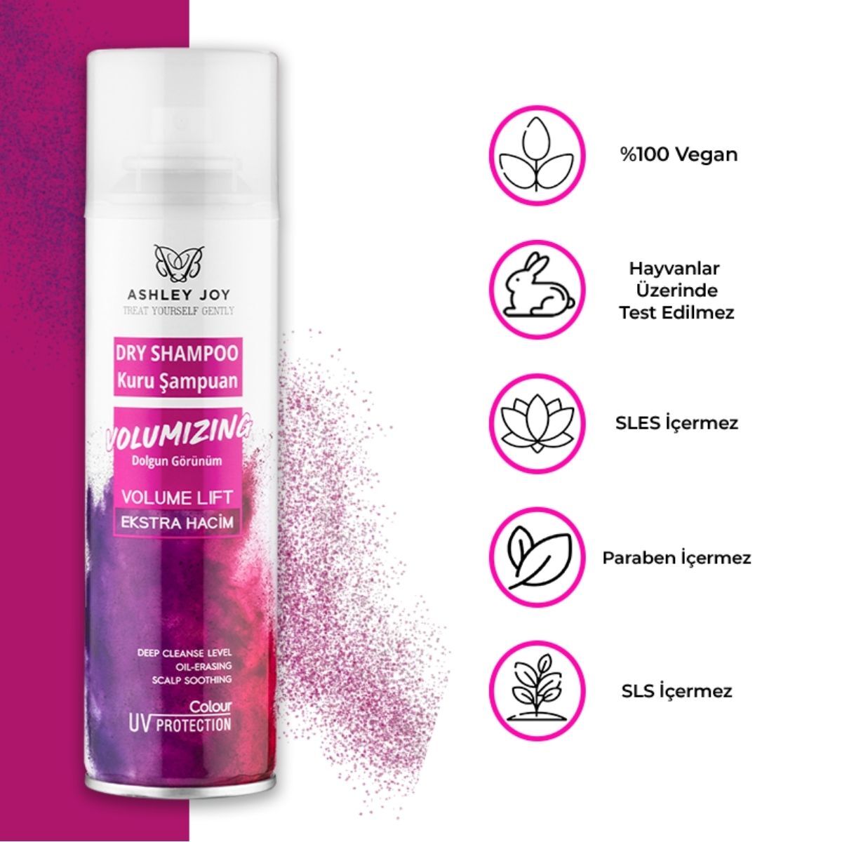  ASHLEY JOY ASHLEY JOY EXC. Ashley Joy Ekstra Hacim Kuru Şampuan 200 ml  1 of 3 