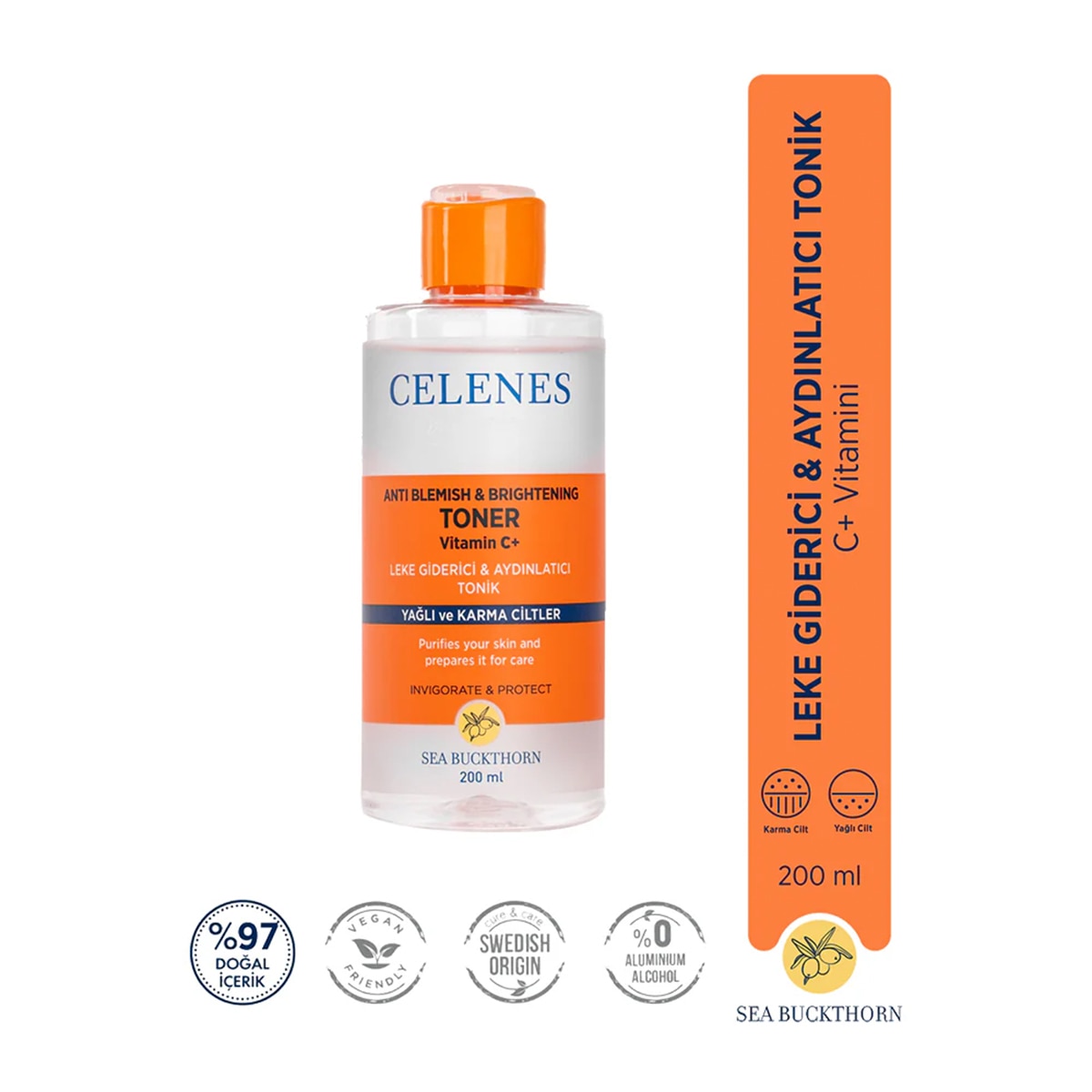 CELENES CELENES Celenes Sea Buckthorn Leke Giderici Tonik 200 ml 1 of 5