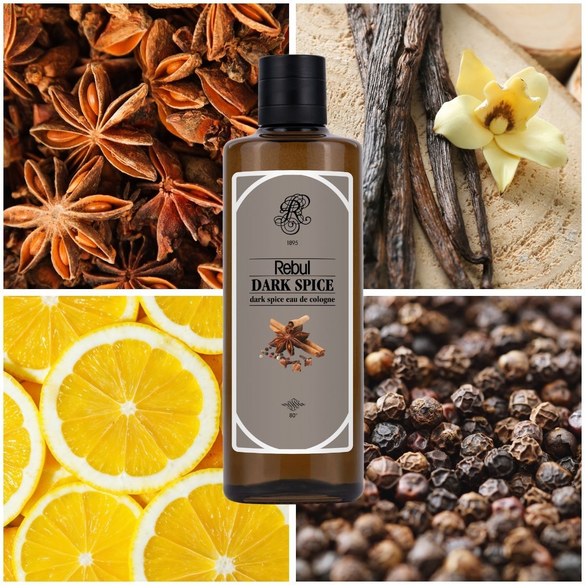  REBUL REBUL Rebul Dark Spice Kolonya 270 ml  1 of 3 