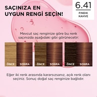 L'Oreal Paris Excellence Fındık KahvesiSaç Boyası 6.41