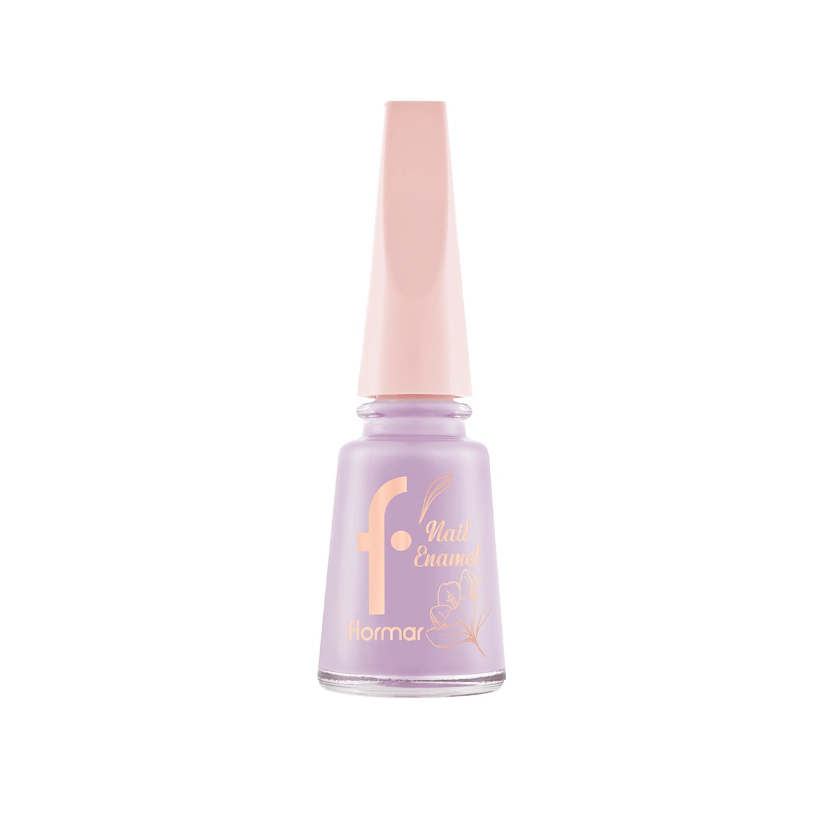  FLORMAR FLORMAR EXC. Flormar Blossom Yüksek Pigmentli & Parlak Bitişli Kalın Fırçalı Oje No: 003 Wax Flower  1 of 4 