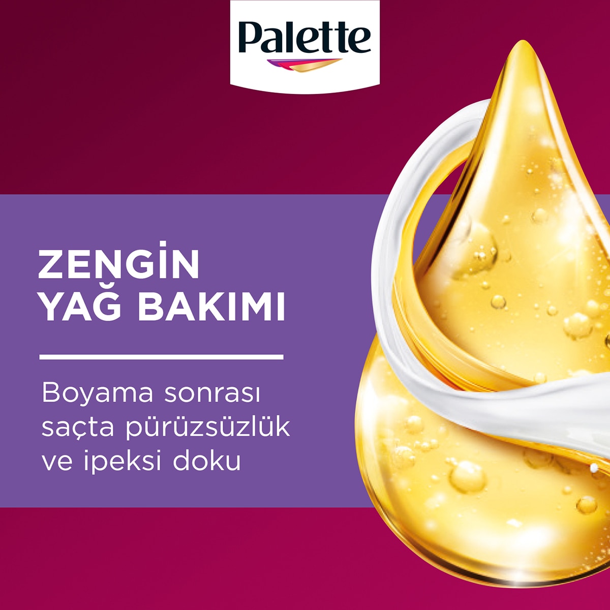 PALETTE PALETTE Palette Deluxe Yoğun Renkler Saç Boyası 8-01 Küllü Açık Kumral 1 of 11
