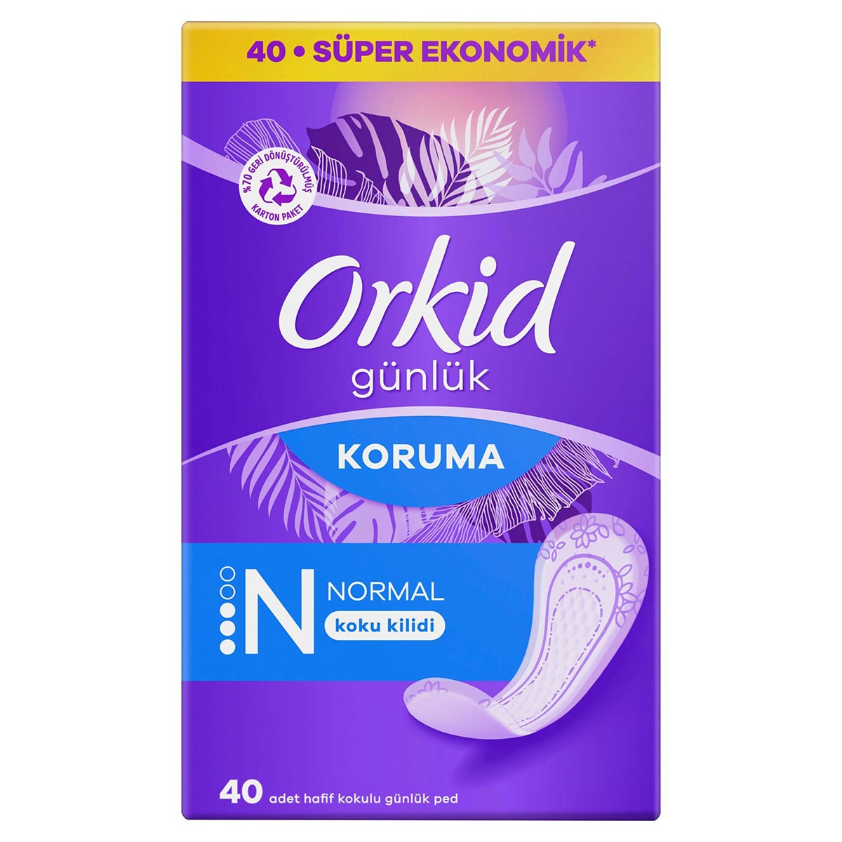 ORKID ORKID Orkid Günlük Ped Eko Normal 40 Adet 1 of 10