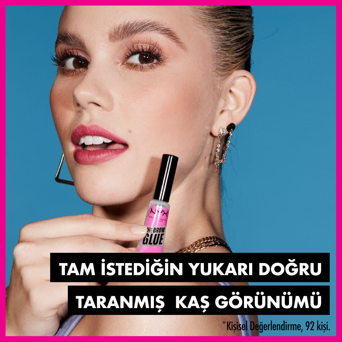 NYX NYX Nyx Professional Makeup Brow Glue Kaş Sabitleyici Maskara Şeffaf 1 of 5