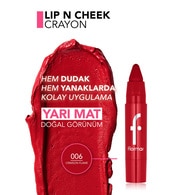 FLORMAR FLORMAR EXC. FLORMAR LIP&CHEEK CRAYON-006 CRIMSON FLAME 1 of 5