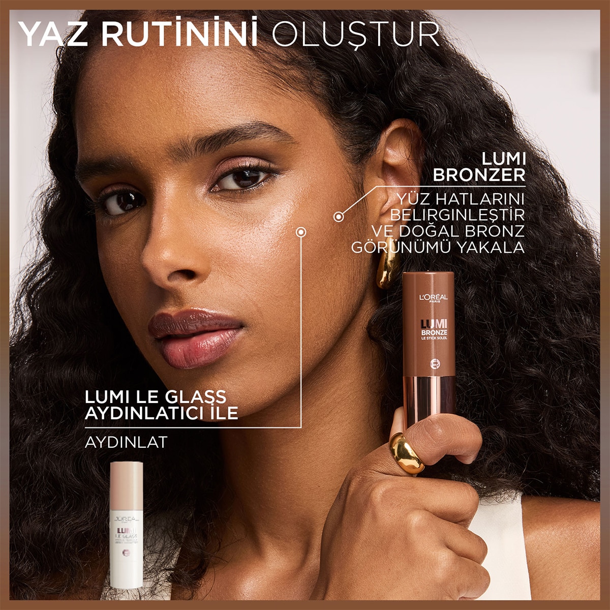  LOREAL PARIS LOREAL PARIS L'Oreal Paris Lumi Bronzlaştırıcı Stick 130 Sunset Dore  1 of 7 