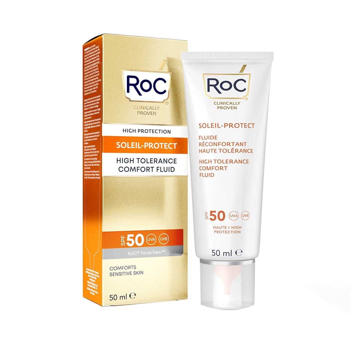  ROC ROC RoC Hassas Ciltler İçin Yüz Güneş Koruyucu SPF50 + 50 ml  1 of 3 