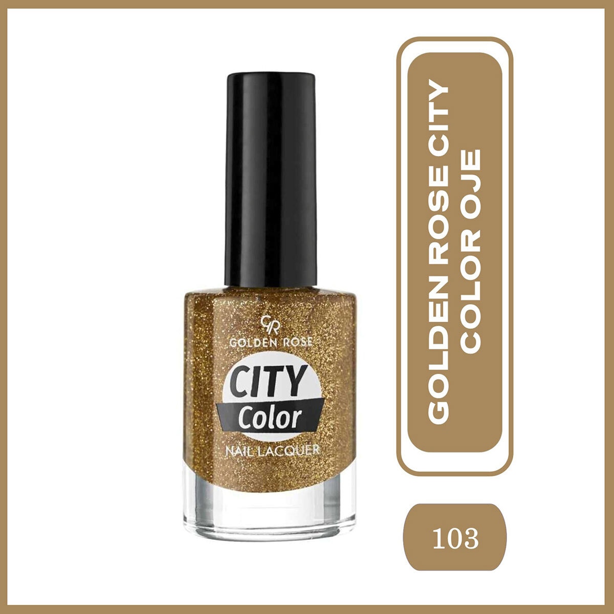GOLDEN ROSE GOLDEN ROSE Golden Rose Oje City Color No: 103 1 of 3