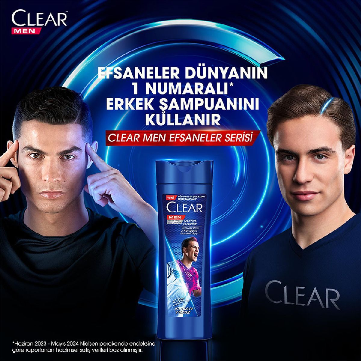 CLEAR CLEAR Clear Men Kepeğe Karşı Ultra Hacim Etkili Şampuan Legends Kenan Yıldız 350 ml 1 of 7