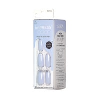  KISS IMPRESS Kiss Impress Color Kendinden Yapışkanlı Takma Tırnak Uzun Mavi Medium 509  1 of 6 